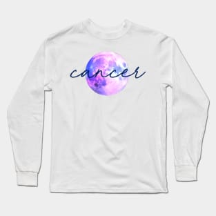 Cancer Moon Quote Long Sleeve T-Shirt